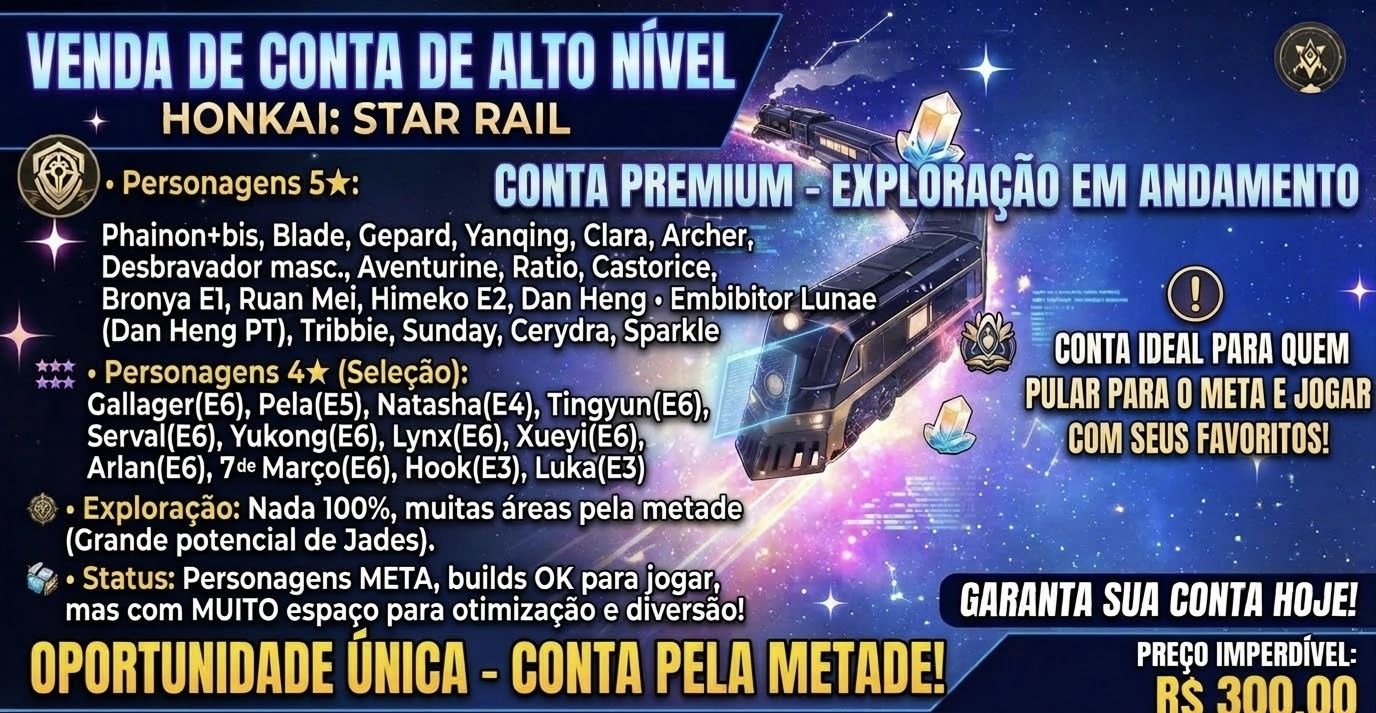 Conta Premium Star Rail