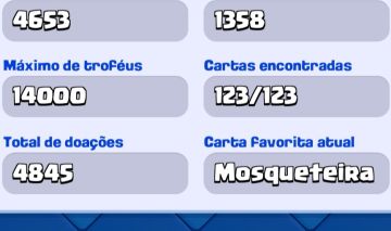 Conta Clash Royale