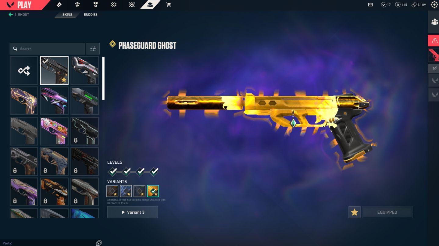 CONTA VALORANT MUITO BARATA COM MUITAS SKINS