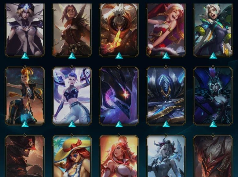 Conta LOL platina 1, 178 skins e 1400 RP