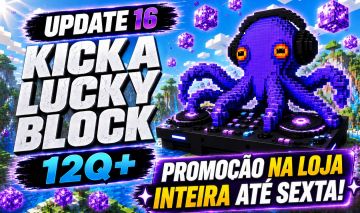 (TUDO BARATO ATÉ SEXTA) Kick a Lucky Block / Chute um Bloco da Sorte - UPDATE 16