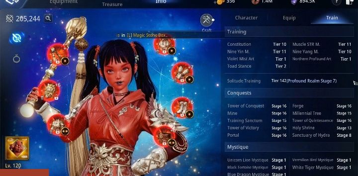 Conta MIR4 BOOSTING WORLD - LV120