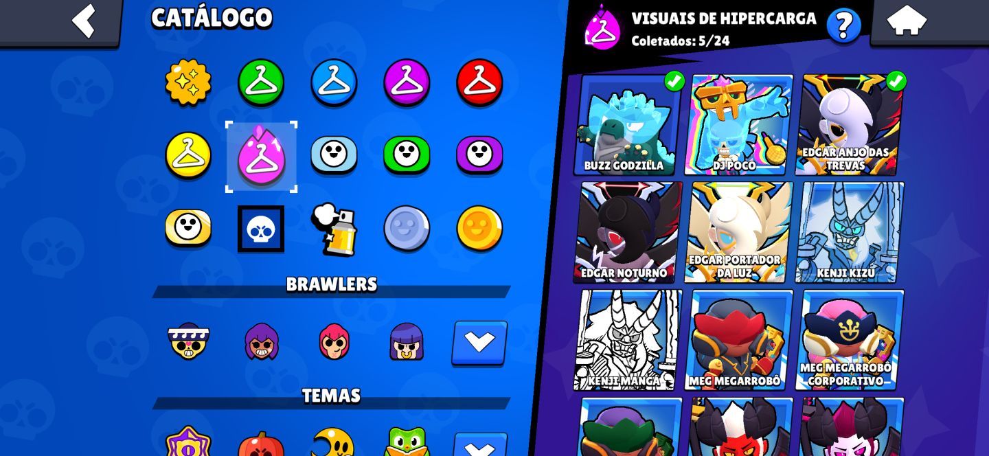 Conta Brawl Stars Fama alien semi full
