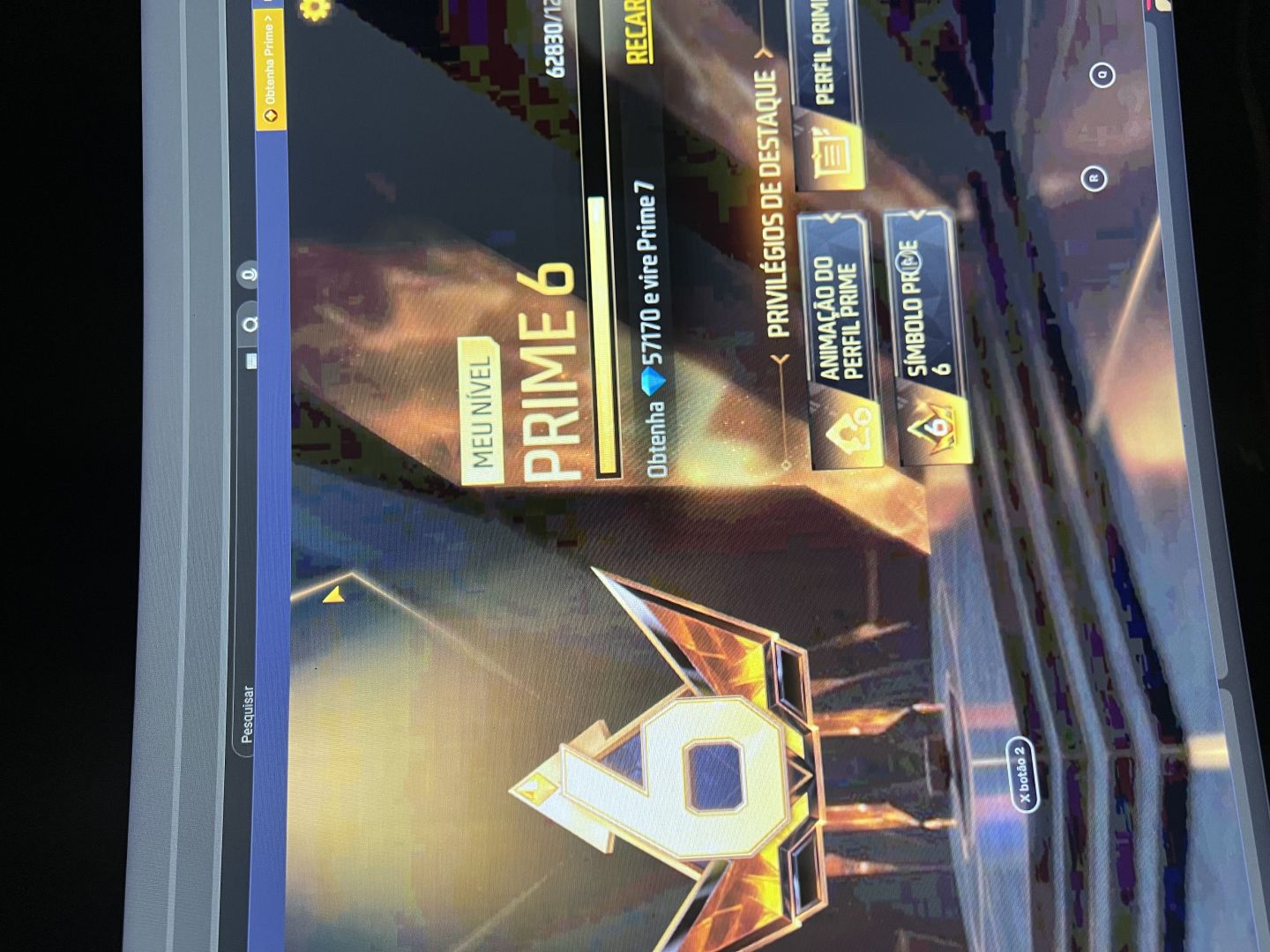 Conta de Free Fire level 63 barata pra logo