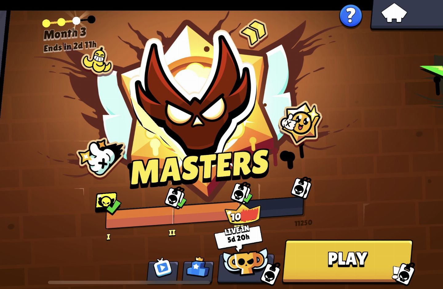 ELOJOB UPO CONTAS ATÉ MESTRE 3+ NA RANKED BRAWL STARS - RANQUEADA MESTRES 2 ou 1