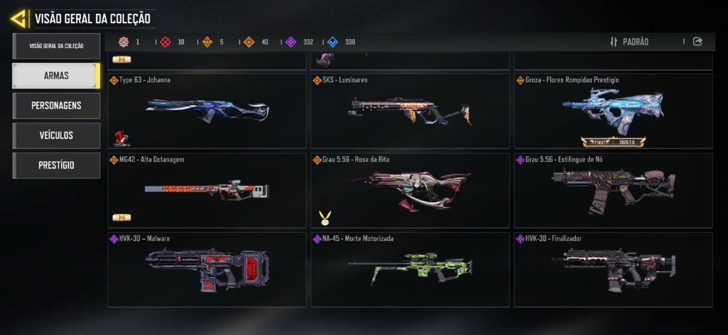 CONTA CALL OF DUTY: MOBILE À VENDA