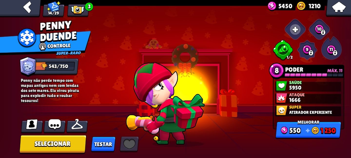 Conta de brawl stars
