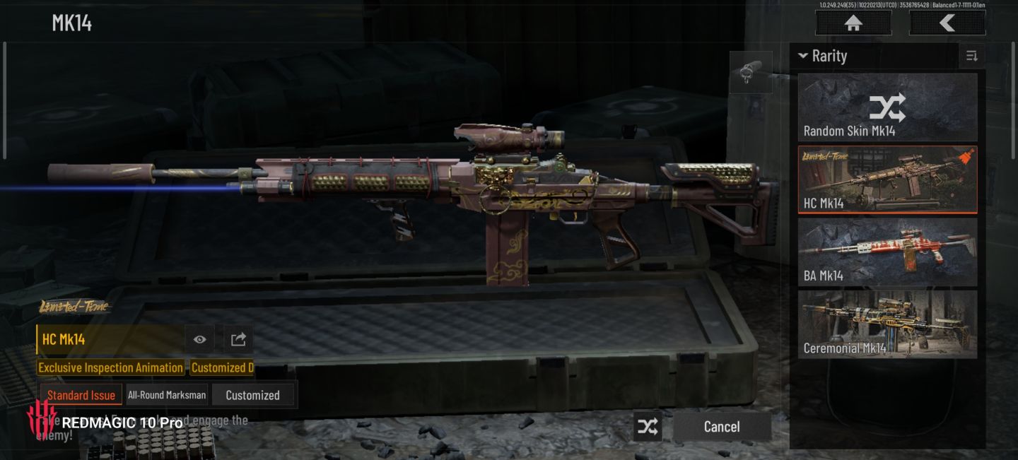 CONTA ARENA BREAKOUT MOBILE COM SKINS DE PERSONAGEM, ARMAS, T7 ETC