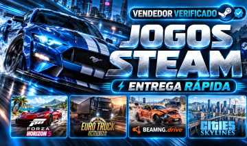 JOGOS STEAM | CORRIDA + SIMULAÇÃO + COMBOS | PC | ENTREGA RÁPIDA
