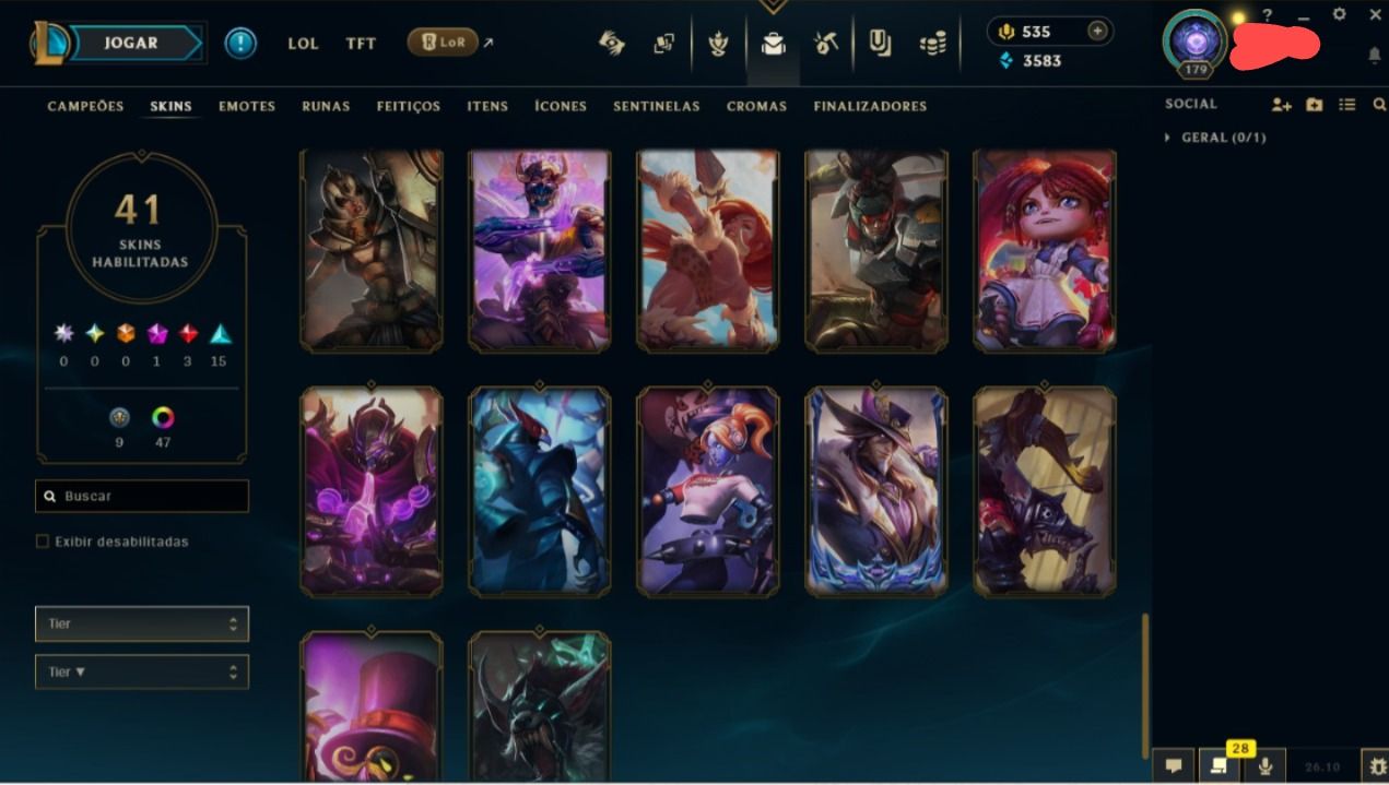 UPADA A MÃO ESMERALDA2soloq e 3flex COM 17R$RP/FULLCHAMP 41SKIN HONRA4 SEM DADOS