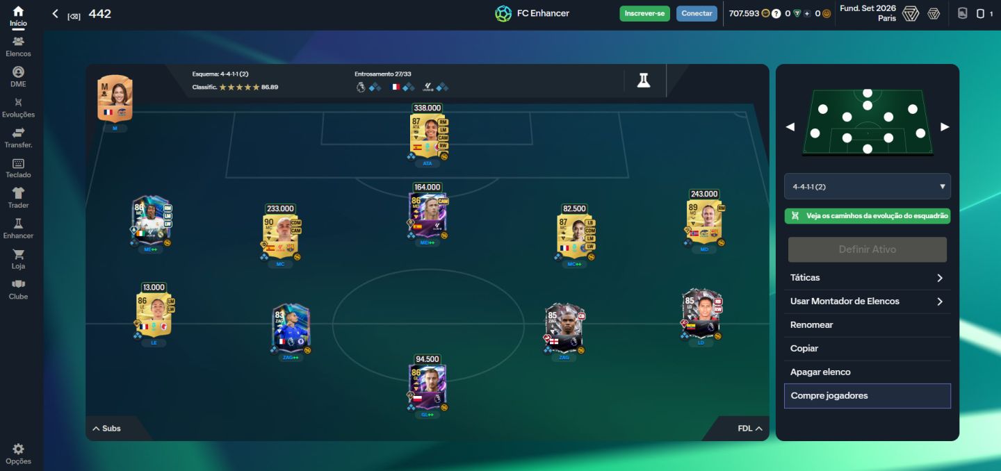 Conta EA FC 27 ps5 versao ultimat 700k, Divisao elite,time meta e passe comprado