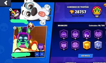 CONTA BRAWSTARS COM MESTRE + PRO PASS CORVO
