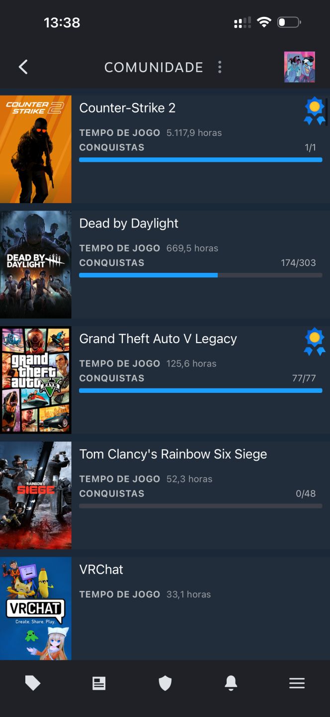Conta de steam muitas medalhas CS2 lvl 50