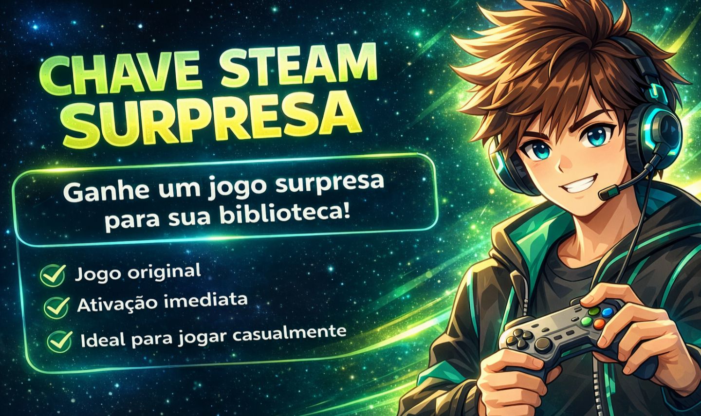 KEY JOGOS STEAM !MELHOR ESCOLHA