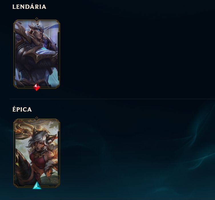 Conta Gold 4 MMR ALTO - 19 SKINS - 15 SKINS ÉPICAS - 30K EA - 55RP