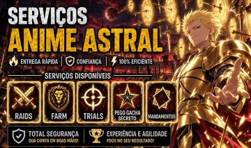 Holy Grail War Wave 50 - MENOR PREÇO - Serviços e Up de conta - ANIME ASTRAL