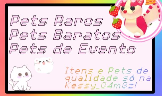 [PROMOÇÃO MEGAS E NEONS] Pets exóticos e raros Baratos!