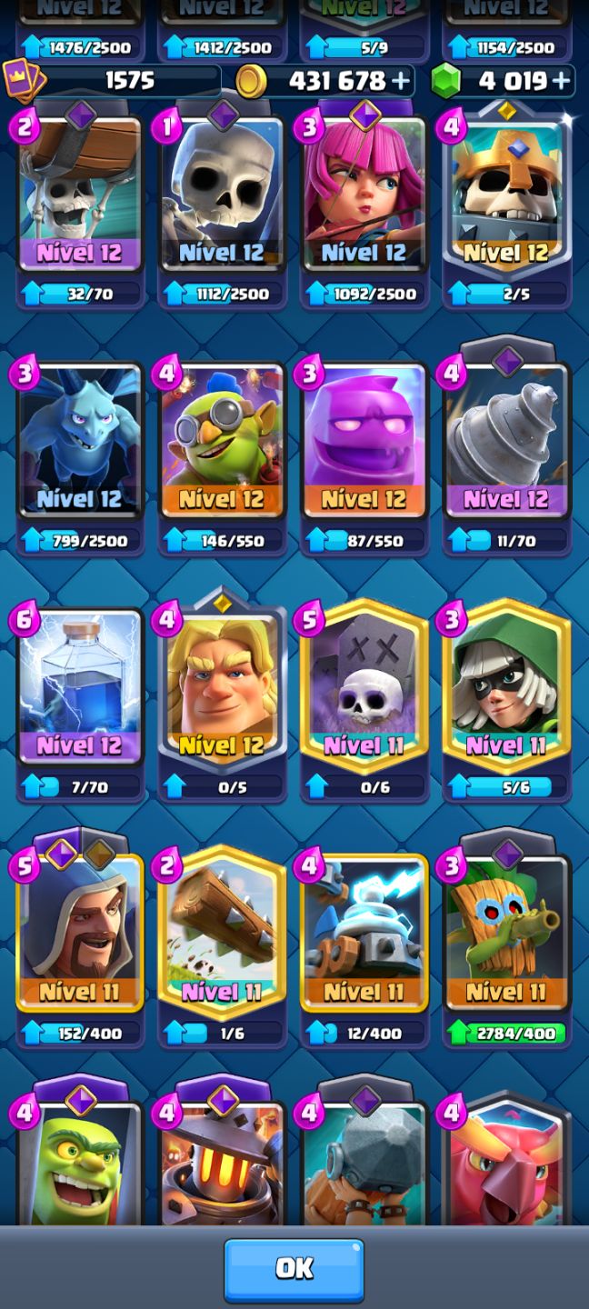 Conta Clash Royale 10k 122/122
