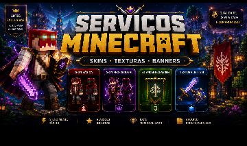 Skins, Texturas, Banners e mais | Minecraft Skin | Artes e personalização