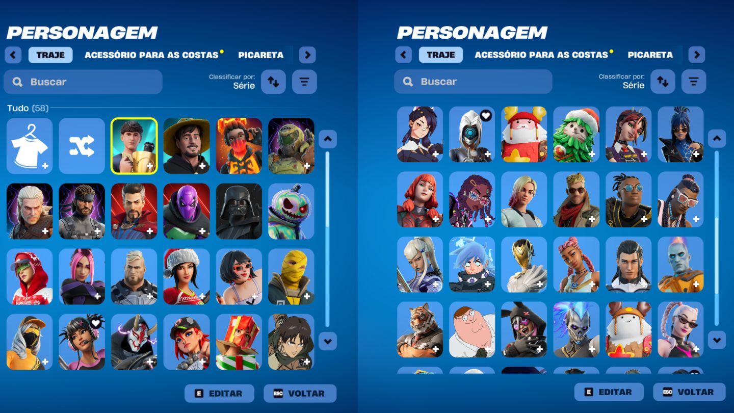 Conta Epic Games 115 jogos + Fortnite I FULL ACESSO