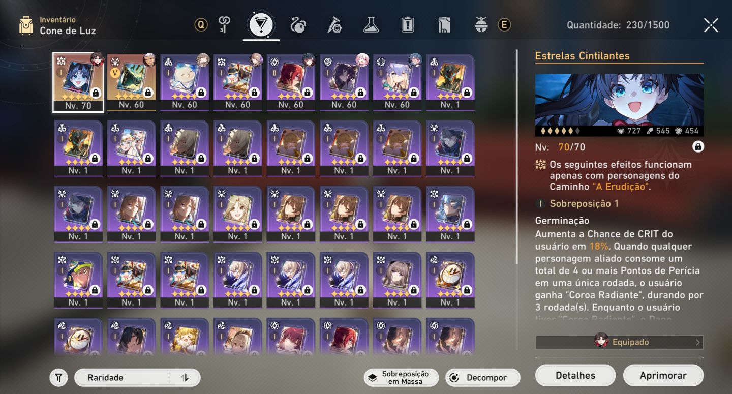 Conta MBlade E2S0 + Pearl + Rin e Archer
