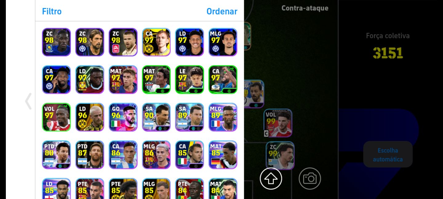 CONTA eFOOTBALL MOBILE À VENDA POR MENOS DE R$30 Time muito forte!