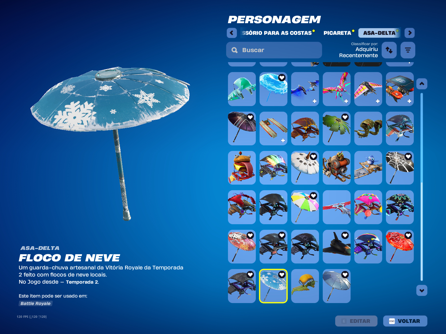 Conta S3 e algumas skins e temporadas