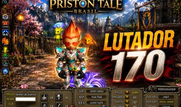 Lutador Lv 170 - Equipado e Shops - Servidor Awell