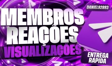 [MAIS BARATO DO SITE] TELEGRAM REAÇÕES ,VISUALIZAÇÕES, MEMBROS + % DE BRINDES!