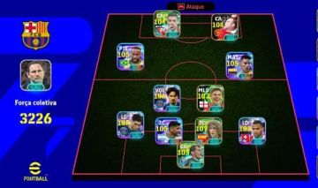 CONTA EFOOTBALL 3226 DE FORÇA | TIME FORTE | CONTA COMPLETA