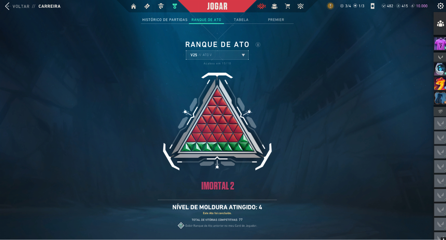 PREÇO NEGOCIAVEL! Conta valorant FullAcess Imortal 1 +20 skins,vandalpreludio