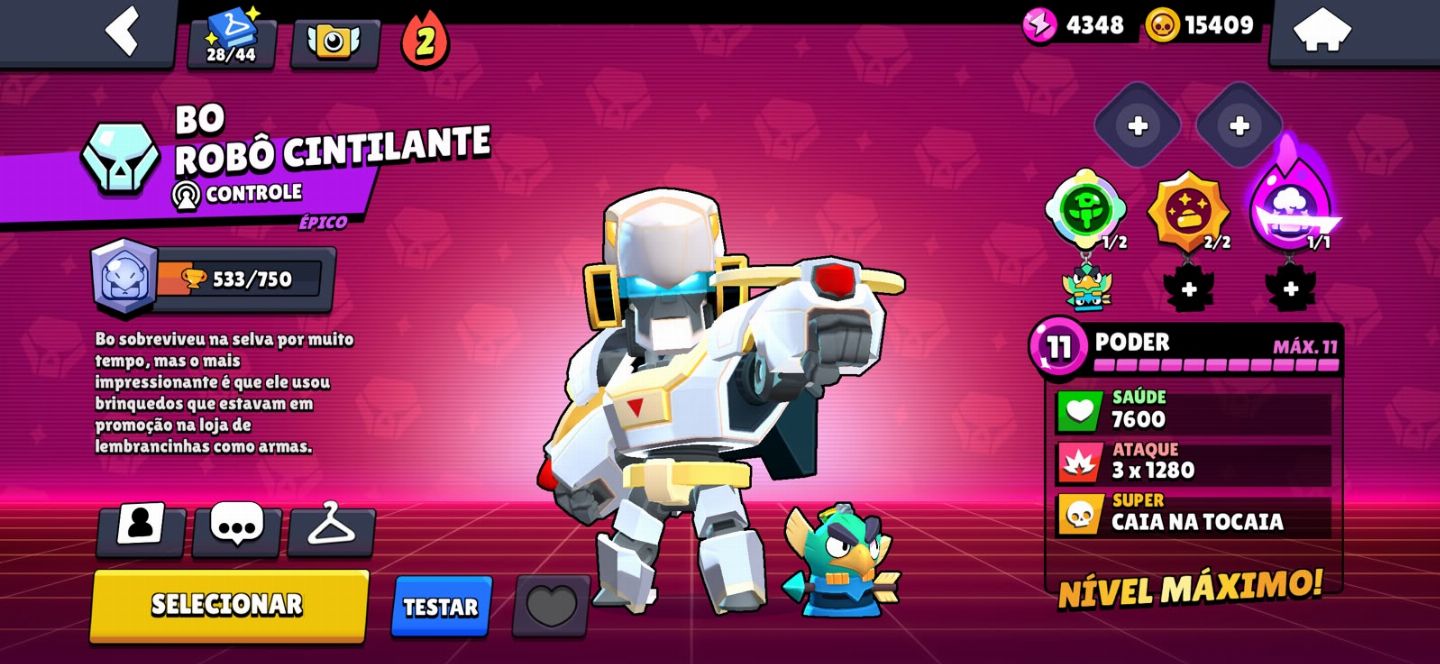 PROMOÇÃO Conta de Brawl Stars com MUITAS Skins Lendarias e raras + Clash Royale!