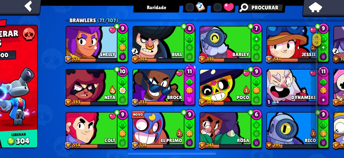 BRAWL STARS | 122 SKINS | 23 HIPERCARGAS | 7 BUFFIES | 21K TROFÉUS