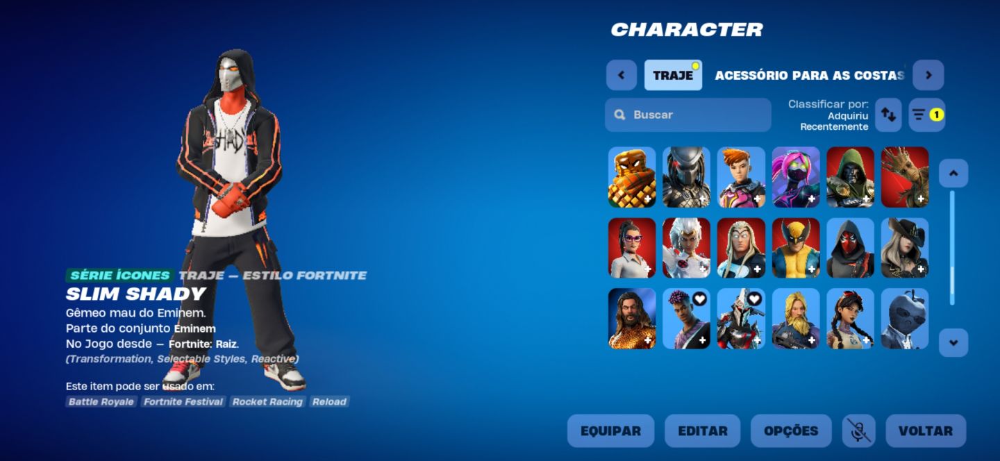 CONTA MUITO BOA DO FORTNITE [ALTERA E-MAIL E NICKNAME]
