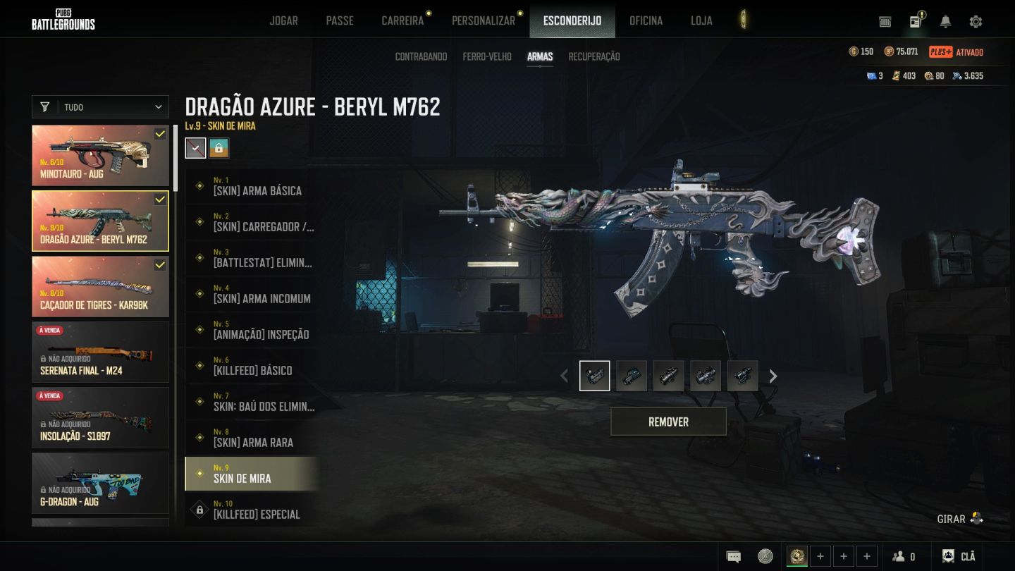 Conta PUBG Mestre | 4+ Skins Progressivas + 2600h Steam lvl 60