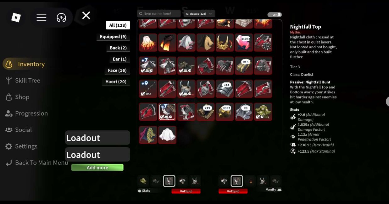 [ MELHOR DO SITE ] PROJECT SLAYERS 2 CONTA KAMADO | NIGHTFALL SET T3