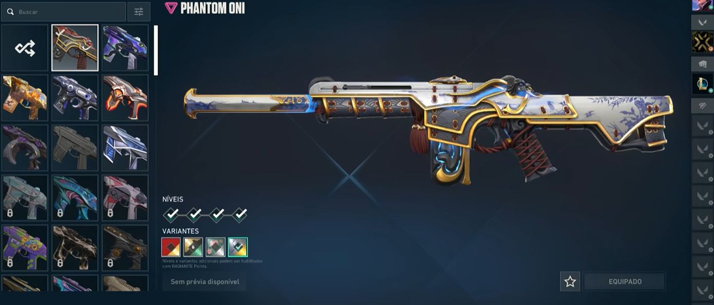 CONTA DE VALORANT COM 77 SKINS - SEM ELO - FULL ACESSO + 85 SKINS NO LOL