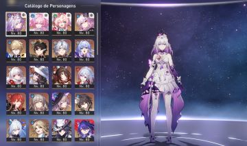 Conta Honkai star rail com 40 5 estrelas e 4 cones assinatura