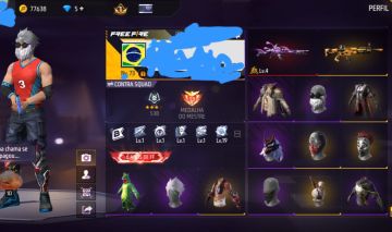Conta de free fire rara e antiga
