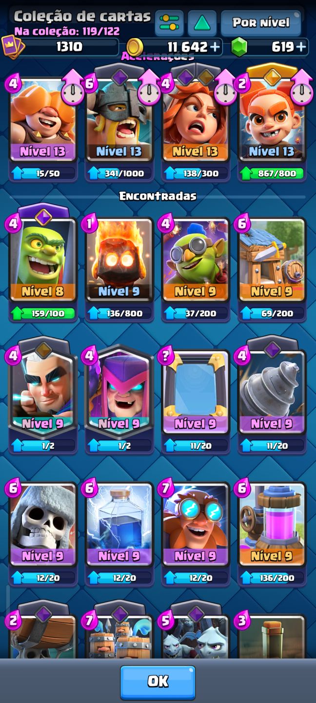 Conta Clash Royale 7.2k Trófeus email alteravel
