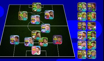 Conta eFootball Full Épicos + Time Competitivo força de 3189