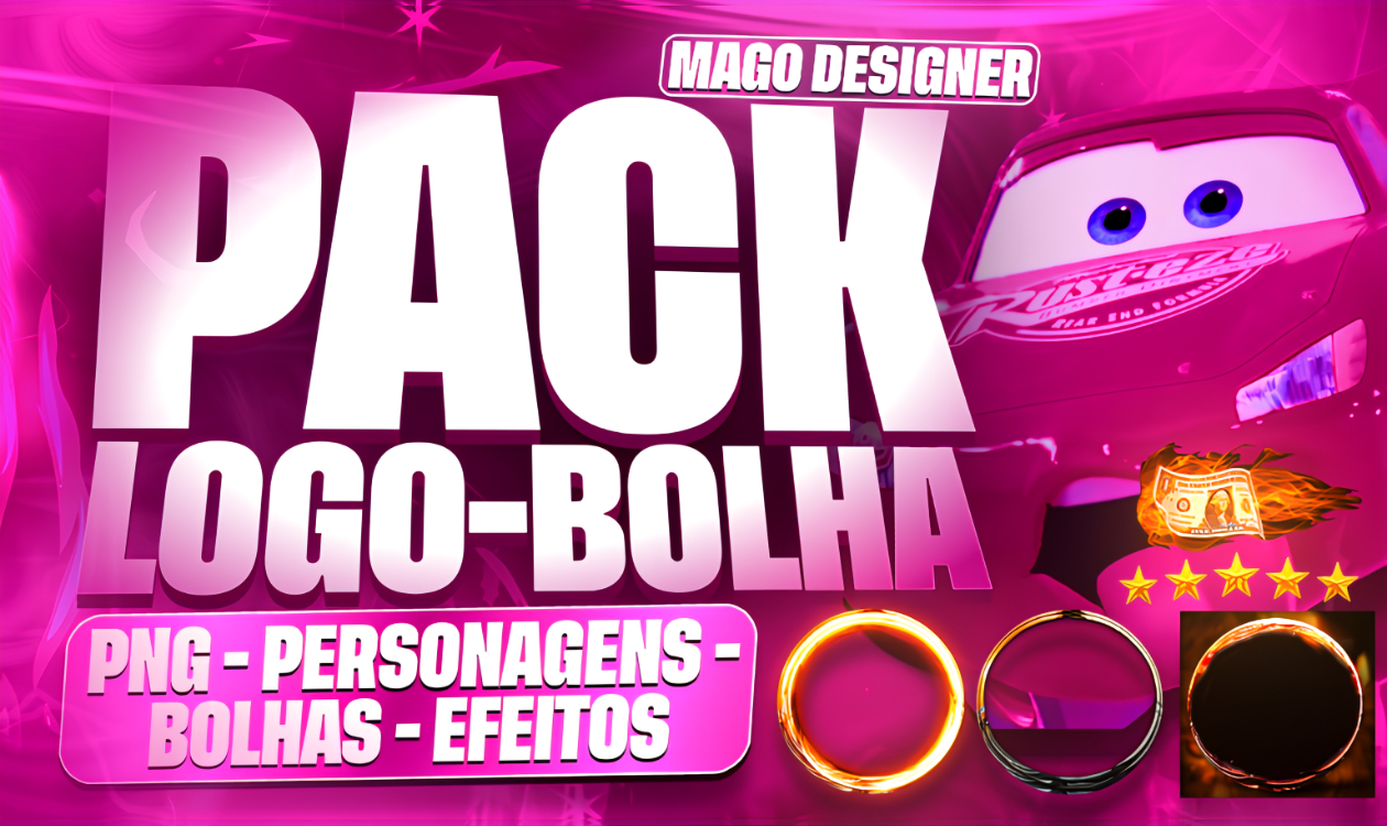 PACK LOGO-BOLHA PROMOÇÃO BARATO