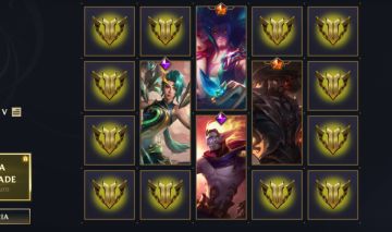 CONTA WILD RIFT SKIN LUCIAN, RAKAN E KAISA