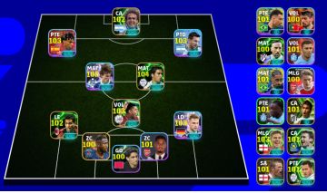 Conta efootball, vários técnicos, jogadores etc