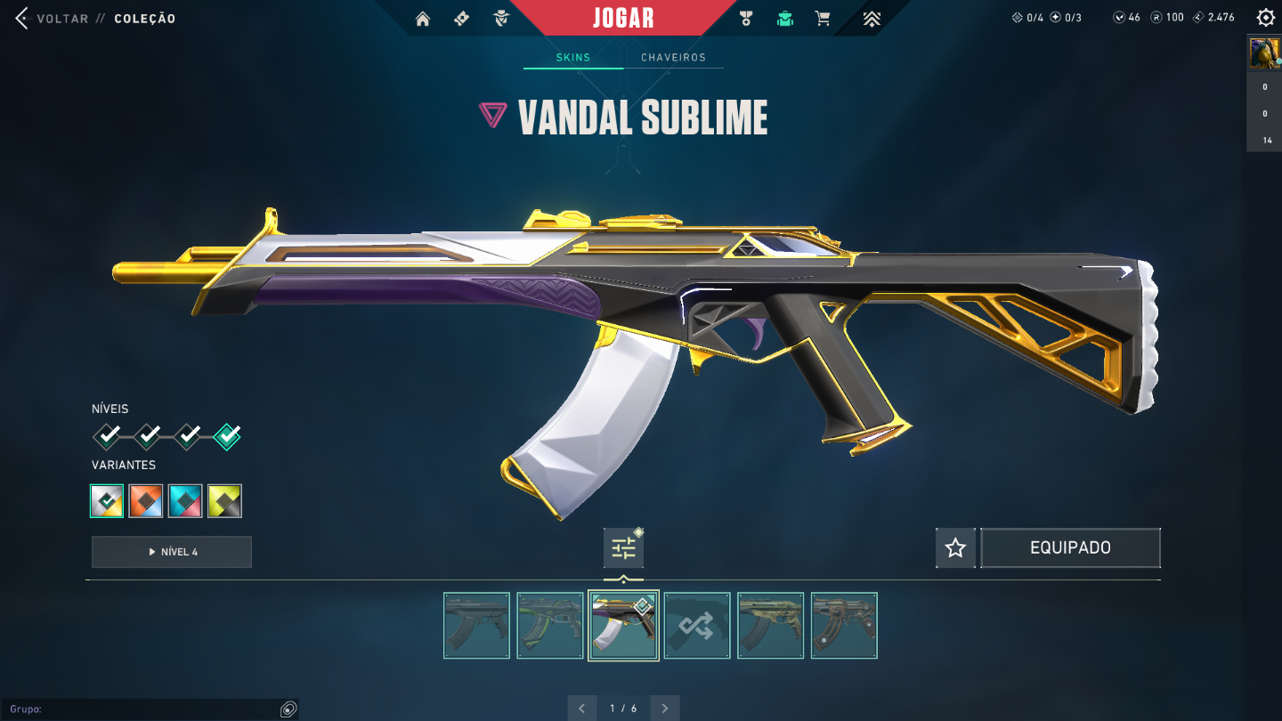 Conta Valorant com Skins | Full Acesso | Dima 2 (negociável) [Entrega Rápida]