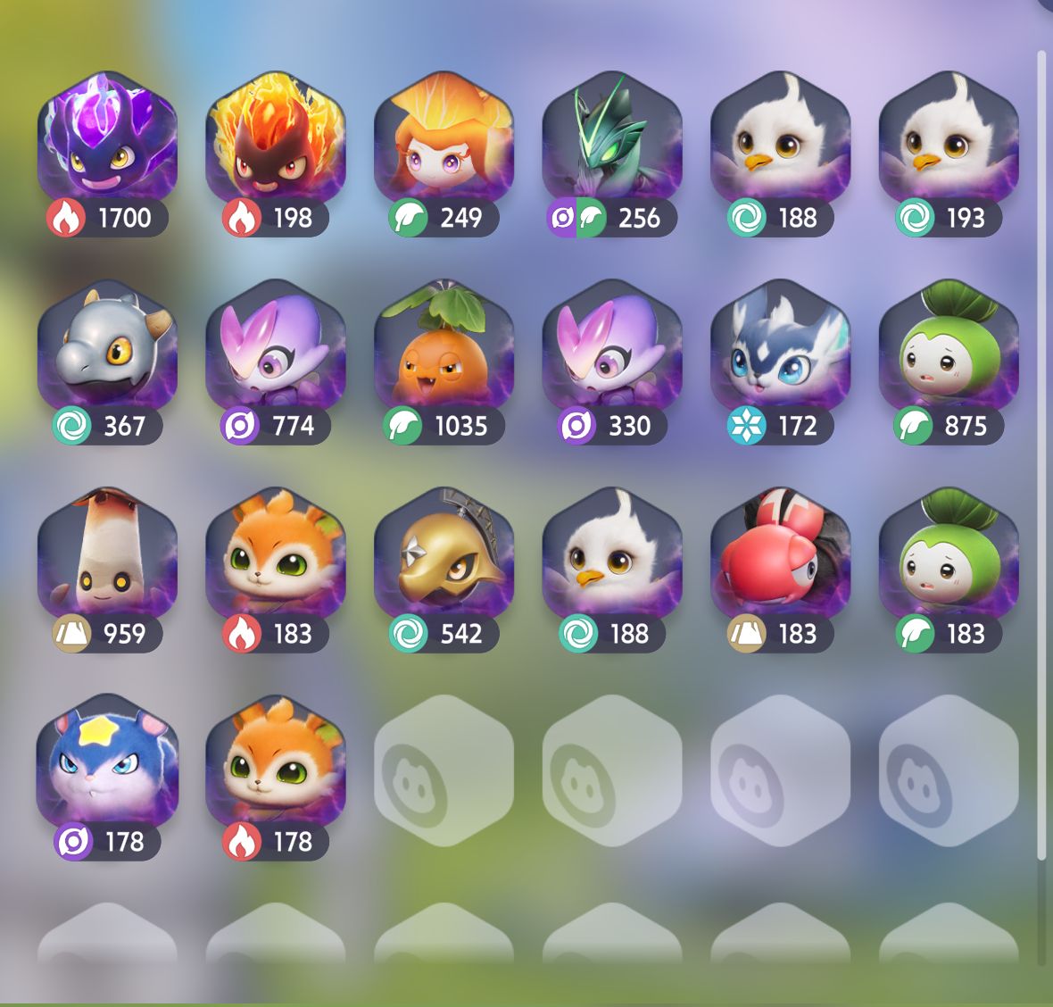 Conta aniimo lvl 57 pra sair hoje! Endgame com 10 prismanas - 6 times buildados