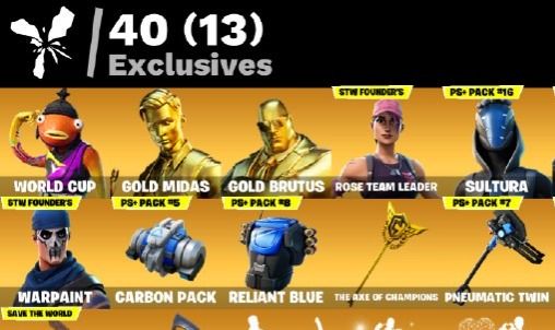 [217 SKINS!] OG STW | WORLD CUP | Gold Midas | Gold Brutus | Sultura | Trilogy..