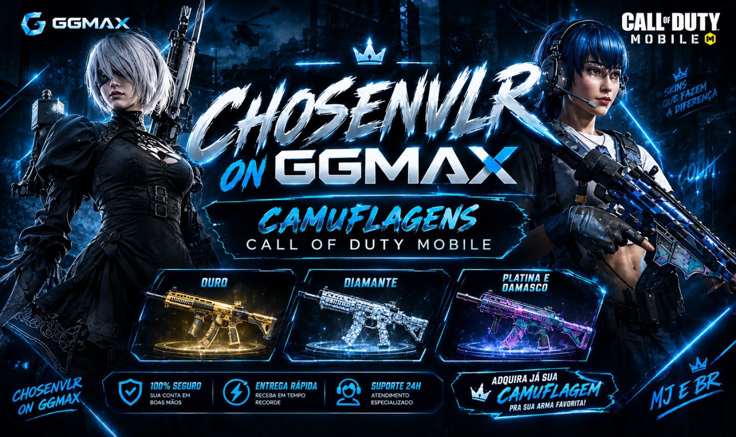 CALL OF DUTY: MOBILE | CAMUFLAGENS OURO | DIAMANTE | PLATINA | DAMASCO