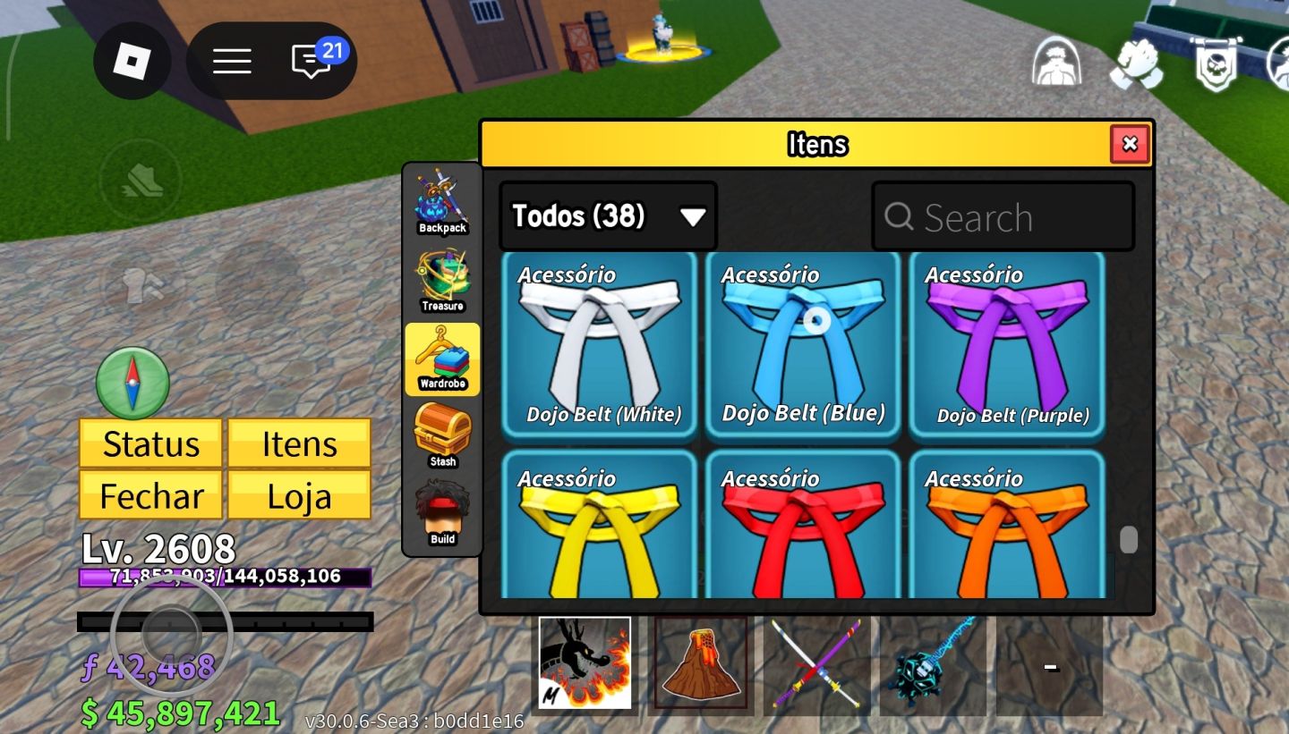 CONTA ROBLOX | LVL 2608 MAX | BLOX FRUITS CYBORG V4 DESP | CDK + TTK | 45M