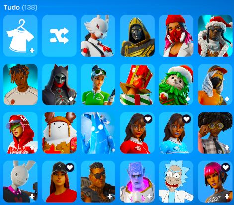 CONTA DE FORTNITE FULL ACESS COM TRAVIS SCOTT E BANDIDO PSICOPATA
